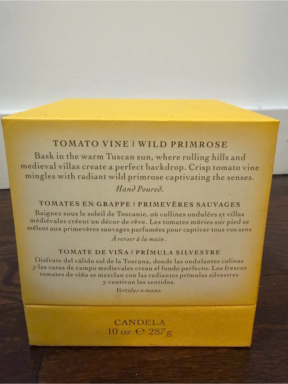 TOCCA Tuscany Scented Home candle 10oz